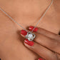 Love Knot Necklace Christmas Gift with Message Card "For My Granddaughter"