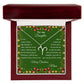 Zodiac Symbol Necklace Christmas Gift with Gift Box for My Daughter