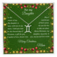 Zodiac Symbol Necklace Christmas Gift with Gift Box for My Daughter