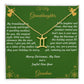 Zodiac Symbol Necklace Christmas Gift with Gift Box and Message Card for My Granddaughter