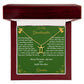 Zodiac Symbol Necklace Christmas Gift with Gift Box and Message Card for My Granddaughter