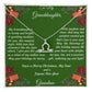 Christmas Gift Zodiac Necklace with Gift Box and Message Card for My Granddaughter