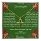 Christmas Gift Zodiac Necklace with Gift Box and Message Card for My Granddaughter