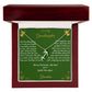Zodiac Symbol Necklace Christmas Gift with Gift Box and Message Card for My Granddaughter