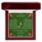 Christmas Gift Zodiac Necklace with Gift Box and Message Card for My Granddaughter