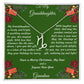 Christmas Gift Zodiac Necklace with Gift Box and Message Card for My Granddaughter